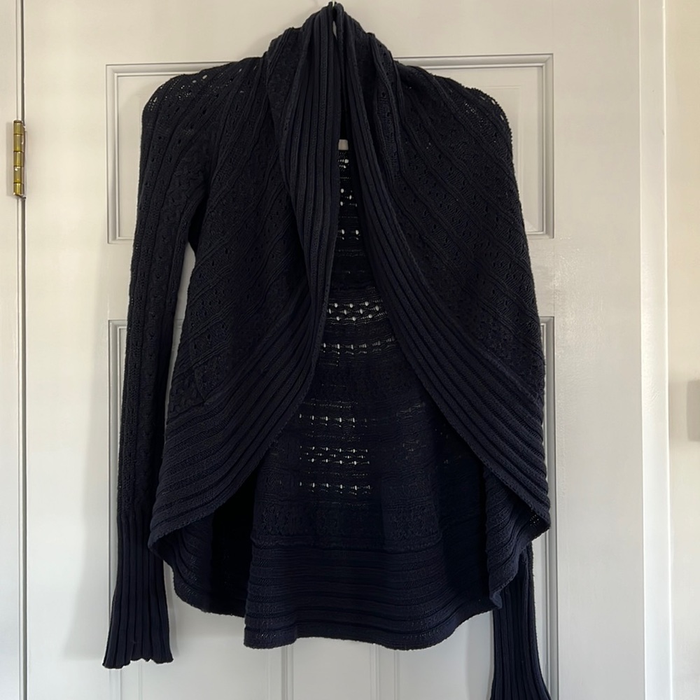 Beautiful navy knit sweater